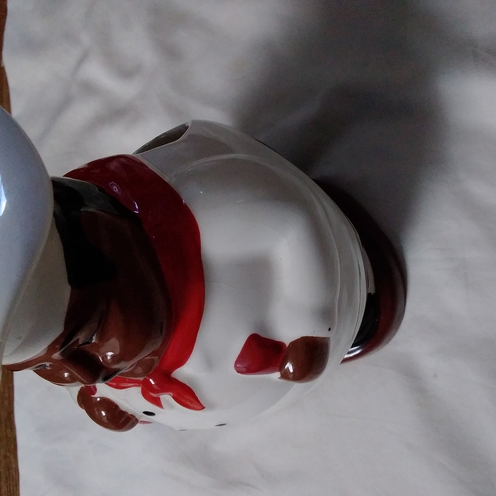 Chef UTENSIL HOLDER with Red Scarf - Picture 5 of 9